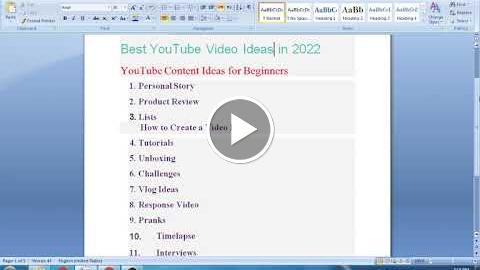 Best YouTube Video Ideas In 2022 YouTube Content Ideas For Beginners   02nlu4rhptrzdlrnm 1644774732 