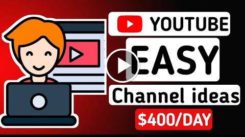 YouTube Channel EASY content Ideas 2023 Make money online From Home ...