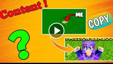 MINECRAFT CONTENT IDEAS visual data 7