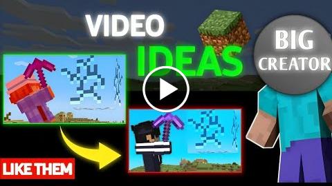 How They Find Minecraft Video Idea and You can Do the same - Video ...