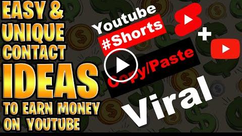 "Unlock Your YouTube Earning Potential: Easy & Unique Content Ideas