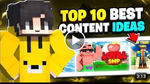 TOP 10 MINCRAFT BEST CONTENT IDEAS FOR SMALL CREATORS - Video Marketing ...