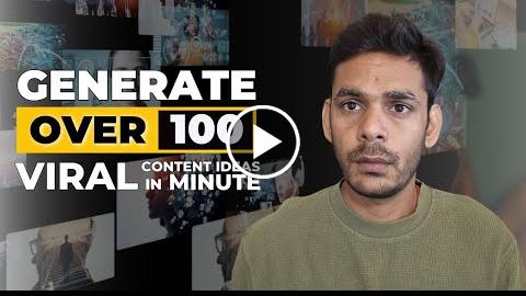 100 Viral Content Ideas In Minutes Fast Easy Method Video